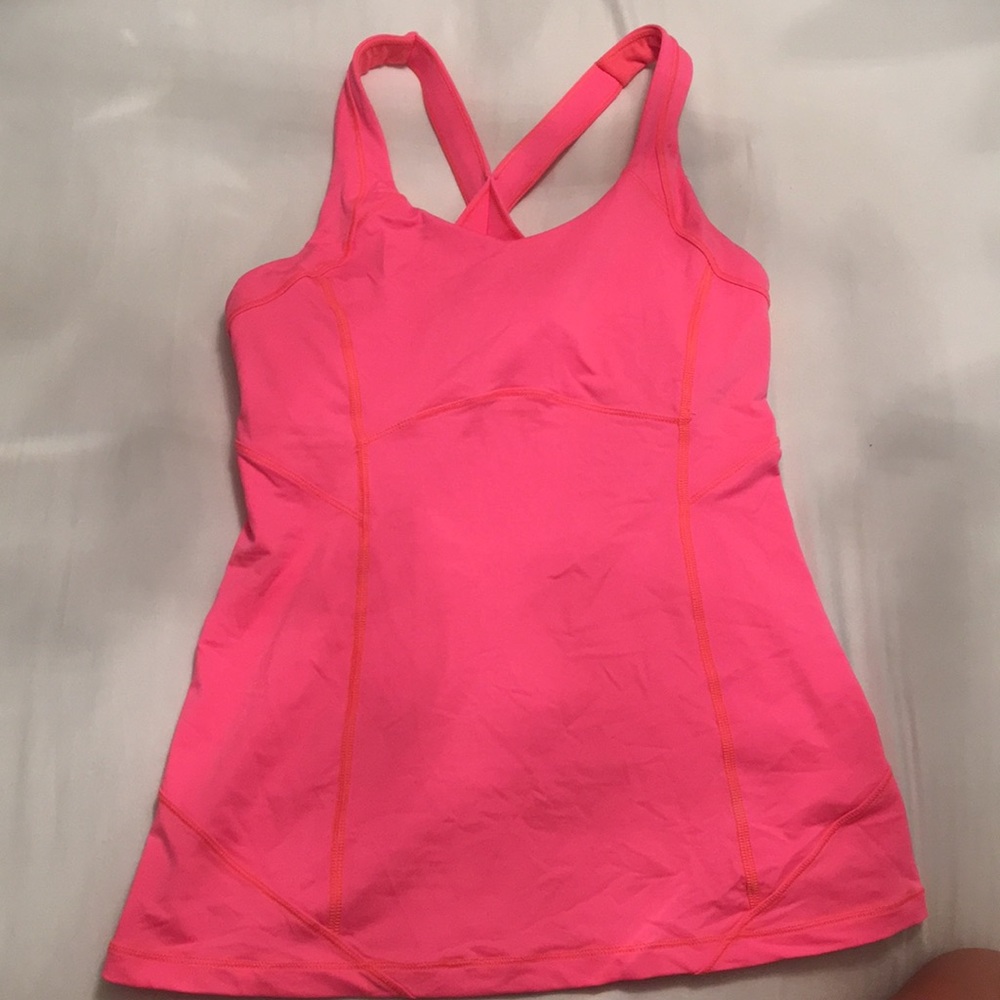 LuLu Lemon Workout Tank With Built In Bra
